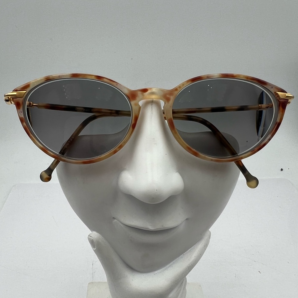 Vintage Wilshire Designs Brown Gold Oval Sunglasses Frames Why Not